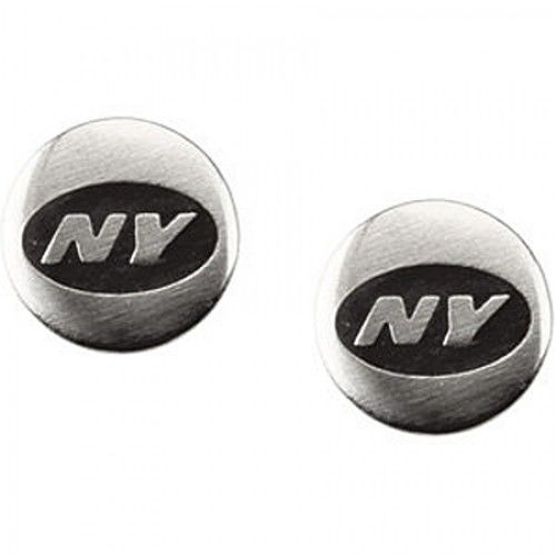 New York Jets Earrings in Stainless Steel - Friction Back - Women - Cute