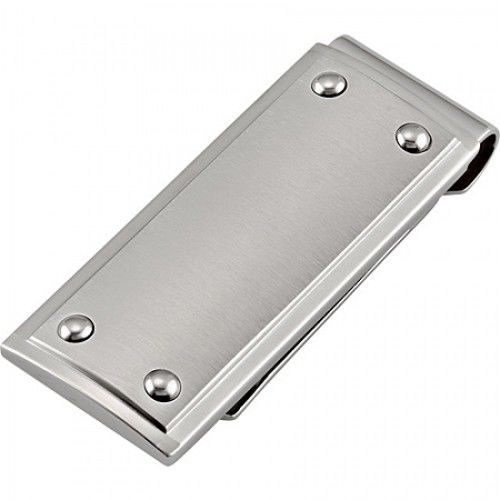 Men'S Stainless Steel Screw Design Money Clip