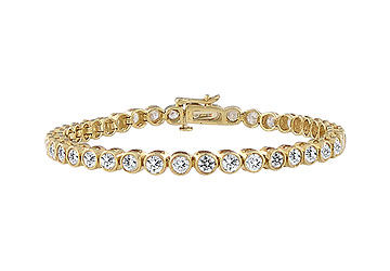 Diamond Bracelet : 10K Yellow Gold - 5.00 CT Diamonds