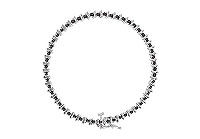 Black Diamond Bracelet : 14K White Gold - 1.00 CT Diamonds