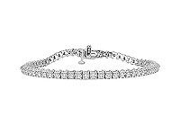 Diamond Bracelet : 14K White Gold - 2.00 CT Diamonds