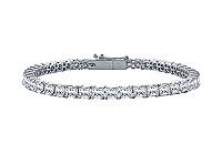 Diamond Tennis Bracelet : Platinum - 3.00 CT Diamonds