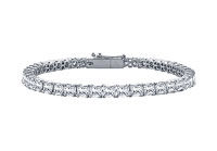 Diamond Tennis Bracelet : Platinum - 4.00 CT Diamonds