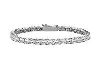 Diamond Tennis Bracelet : 14K White Gold  4.00 CT Diamonds