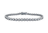 Diamond Tennis Bracelet : Platinum - 2.00 CT Diamonds