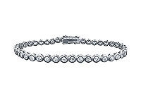 Diamond Tennis Bracelet : Platinum - 4.00 CT Diamonds