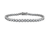 Diamond Tennis Bracelet : 14K White Gold  5.00 CT Diamonds