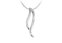 Gold Fashion Pendant 14K White Gold