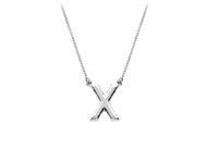 Baby Charm Initial Pendant X 14K White Gold