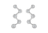Diamond Journey Earrings : 14K White Gold - 1.00 CT Diamonds