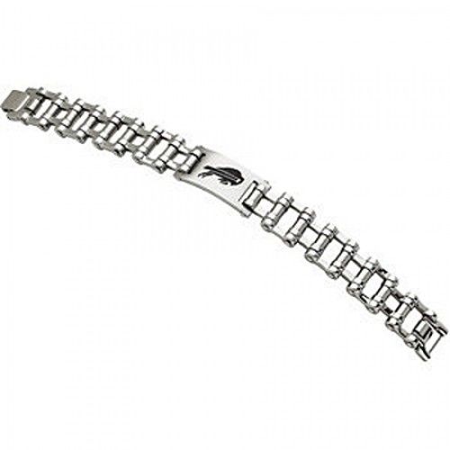 Football Design Bracelet in Stainless Steel - Mirror Polish - Excellent