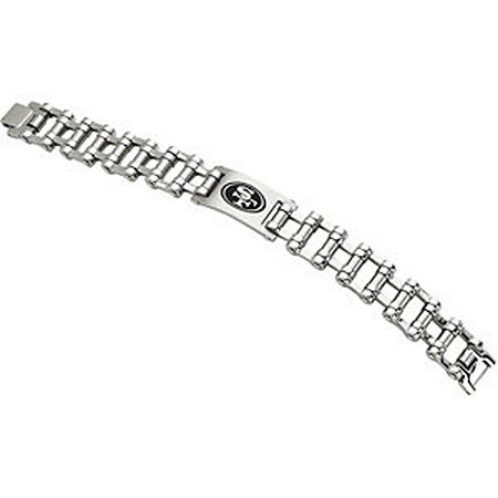 Stainless Steel San Francisco 49ers Bracelet Links W/ Logo