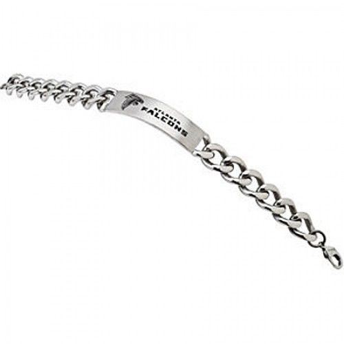 Football Design Bracelet in Stainless Steel - Mirror Polish - Graceful