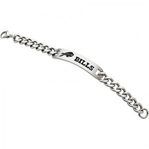 Football-Themed Bracelet in Stainless Steel - Mirror Finish - Ideal