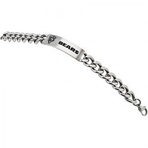 Football Style Bracelet in Stainless Steel - Polished Finish - Marvelous