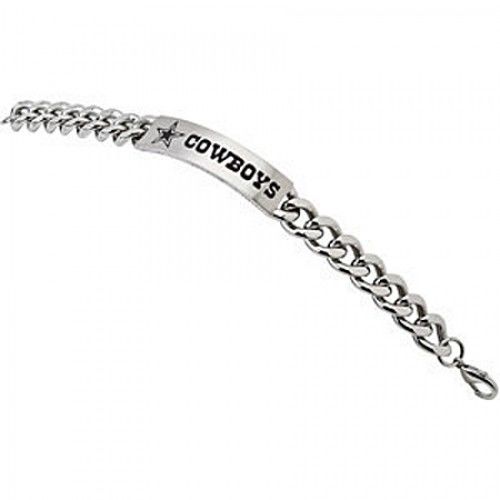 Football Style Bracelet in Stainless Steel - Mirror Finish - Pretty
