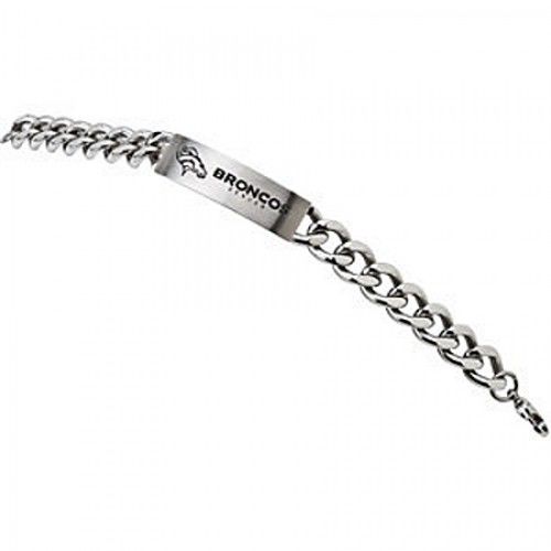 Football-Themed Bracelet in Stainless Steel - Glossy Polish - Radiant