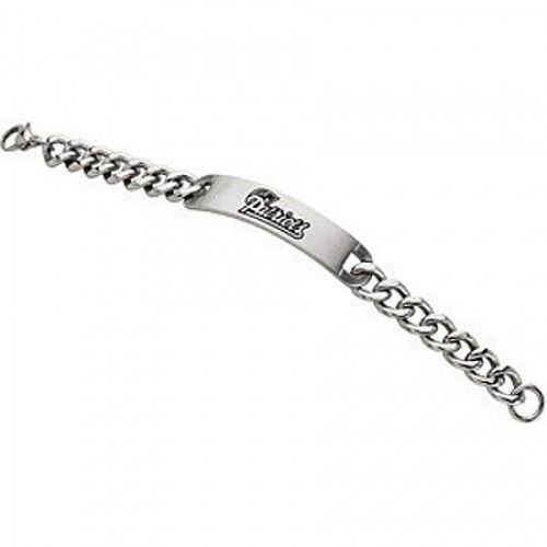 Football-Themed Bracelet in Stainless Steel - Mirror Finish - Glamorous