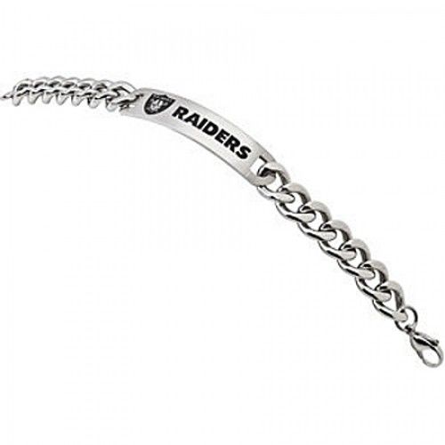 Football Design Bracelet in Stainless Steel - Glossy Finish - Seductive