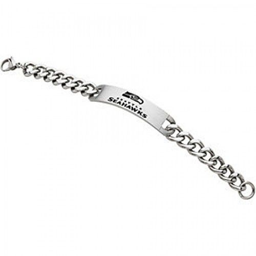 Football-Themed Bracelet in Stainless Steel - Glossy Finish - Adorable