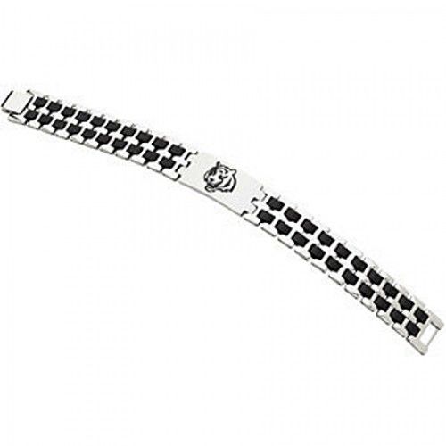 Football Style Bracelet in Stainless Steel - Mirror Finish - Neat