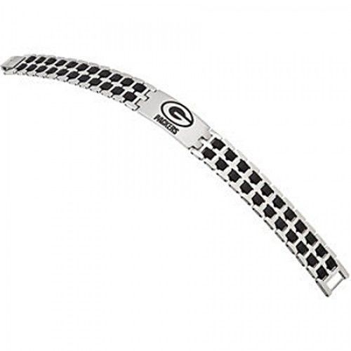 Football Design Bracelet in Stainless Steel - Mirror Finish - Amazing