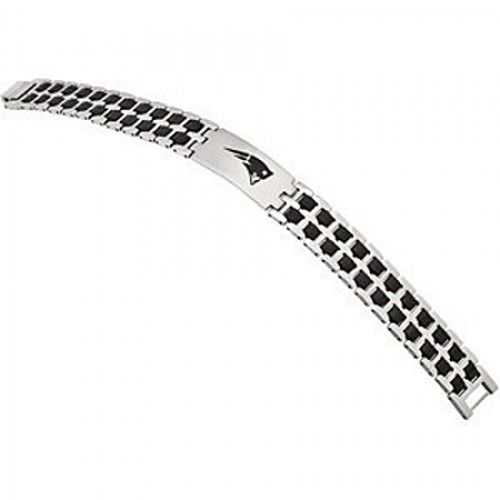 Football Style Bracelet in Stainless Steel - Polished Finish - Appealing