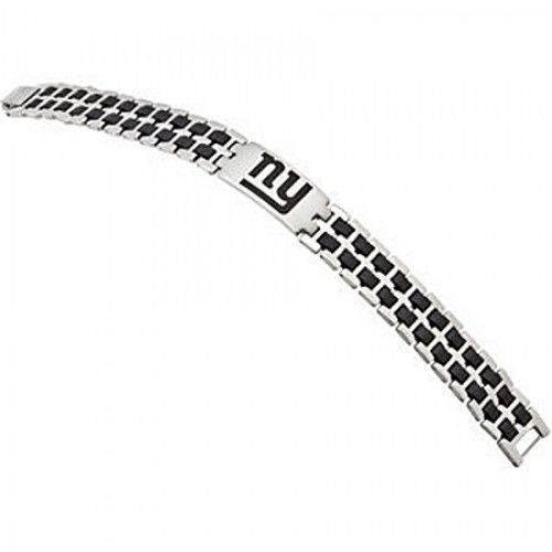 Football Design Bracelet in Stainless Steel - Glossy Finish - Classy