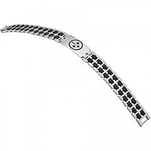 Football Style Bracelet in Stainless Steel - Mirror Polish - Divine