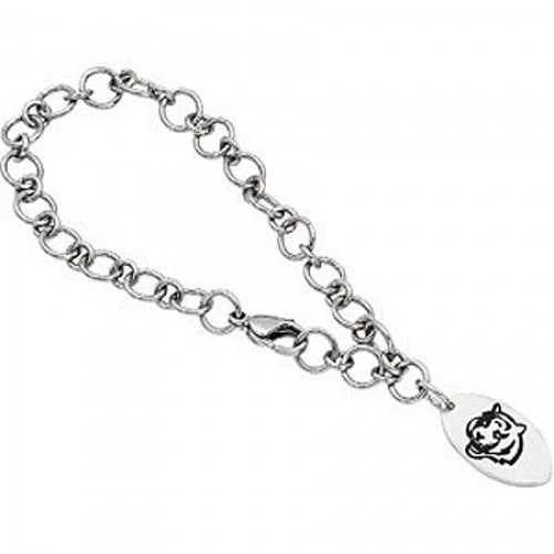 Football Style Bracelet in Stainless Steel - Glossy Finish - Magnificent