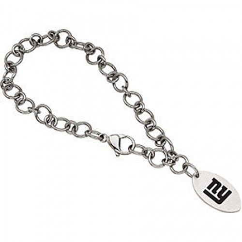 Football Design Bracelet in Stainless Steel - Mirror Polish - Glamorous