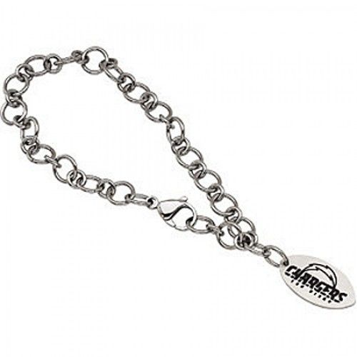 Football-Themed Bracelet in Stainless Steel - Mirror Polish - Tantalizing