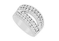 Diamond Ring : 14K White Gold - 2.00 CT Diamonds