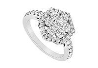Diamond Ring :14K White Gold - 1.00 CT Diamonds