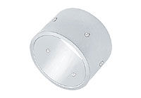 12MM Flat Wedding Band with Diamonds : Platinum - 0.10 CT TDW