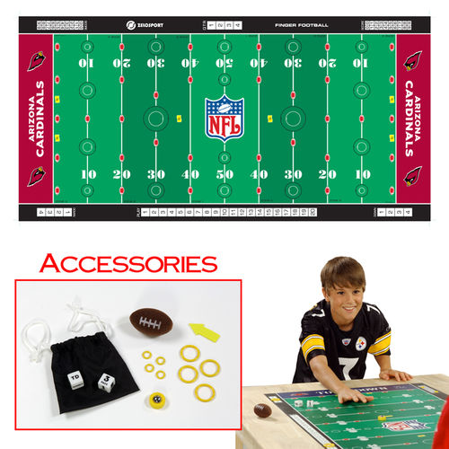 NFL&#174; Licensed Finger Football&#8482; Game Mat - Cardinals