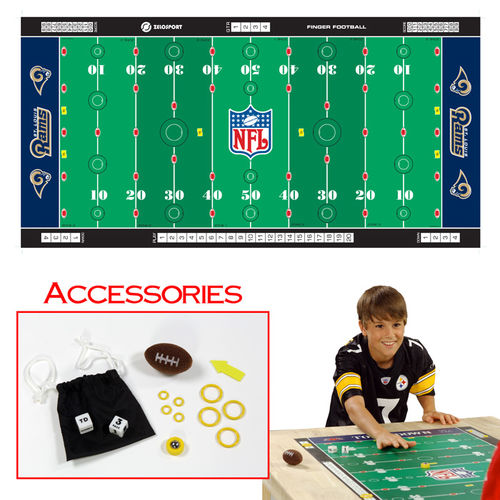 NFL&#174; Licensed Finger Football&#8482; Game Mat - Rams