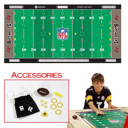 NFL&#174; Licensed Finger Football&#8482; Game Mat - Buccaneers