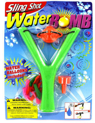 Slingshot Balloon Launcher plus Balloons Case Pack 24