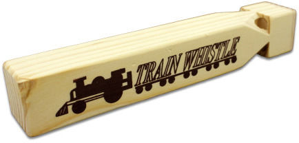 Wooden Train Whistle Case Pack 24