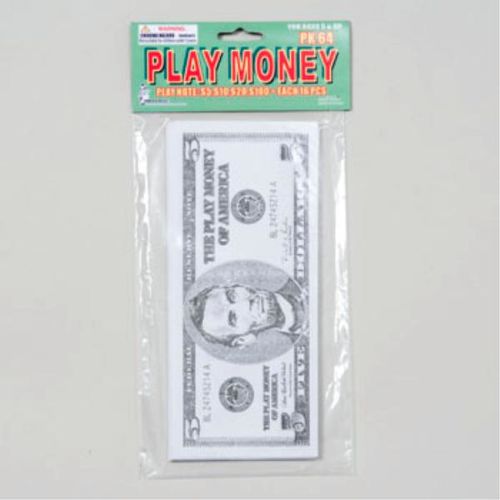 Jumbo Play Money Case Pack 72