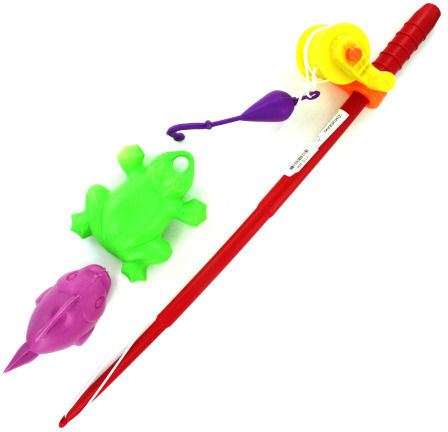 Toy Fishing Pole and Catches Set Case Pack 12