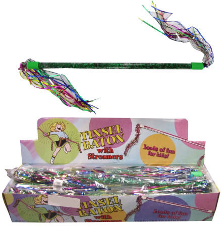 Metallic Streamers Baton Case Pack 24