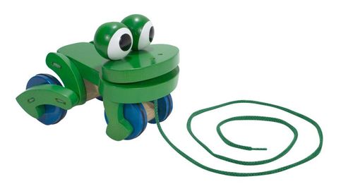 Frolicking Frog Pull Toy