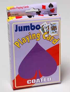 Jumbo Playing Cards Case Pack 48