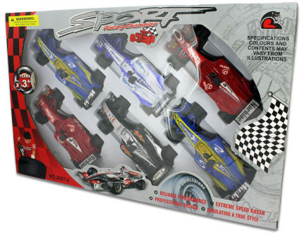 Super Race Cars 6 Piece
