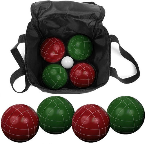 9 Piece Bocce Ball Set with Easy Carry Nylon Bag