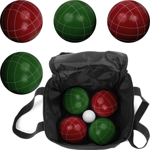 Full Size Premium Bocce Set with Easy Carry Nylon