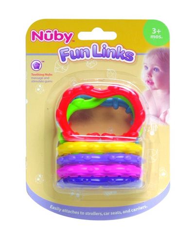 Fun Links - Nuby Teether - 3 Mo.+ Case Pack 72