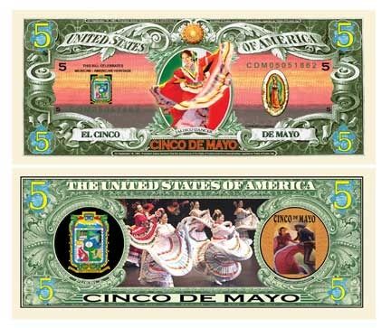 Cinco De Mayo Million Dollar Bill Case Pack 100